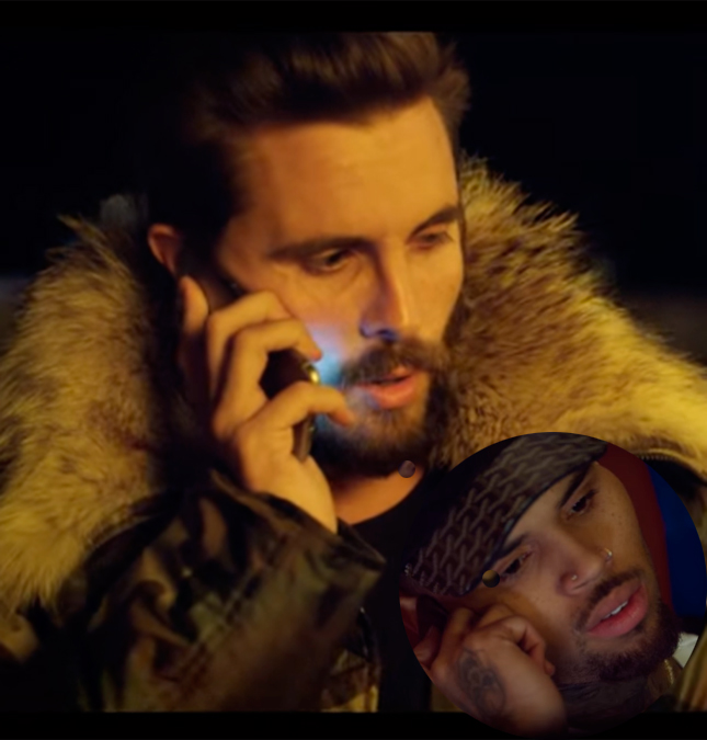 Chris Brown lança clipe polêmico com participação de Scott Disick e ex de Khloé Kardashian