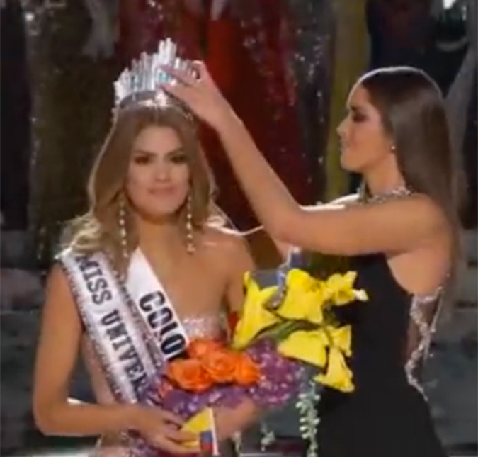 Apresentador erra anúncio da vencedora do Miss Universo 2015, assista ao vídeo!