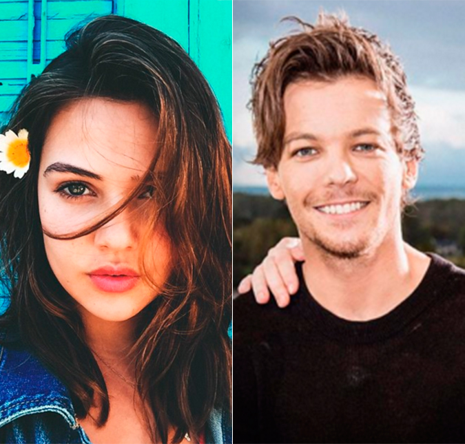 Louis Tomlinson é flagrado em clima de romance com Danielle Campbell, do <i>The Originals</i>