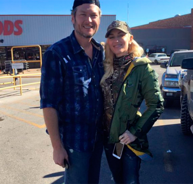 Blake Shelton leva Gwen Stefani à mesma loja em que ia com ex