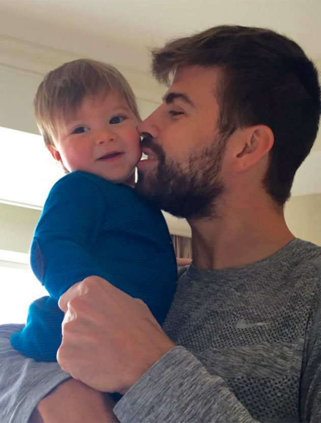Shakira posta foto fofa do filho mais novo com o pai