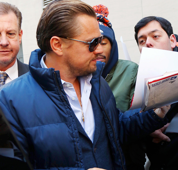 Leonardo DiCaprio aparece superbronzeado, veja foto!