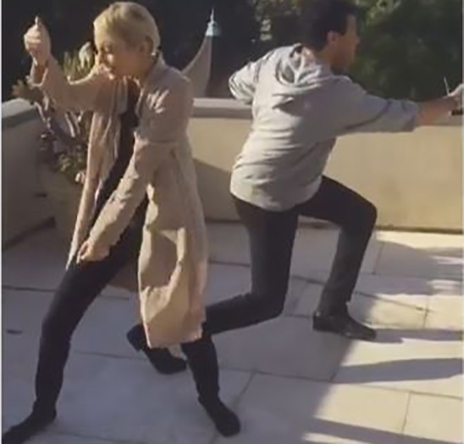 Nicole Richie e Lionel Richie gravam vídeo fofo dançando juntos