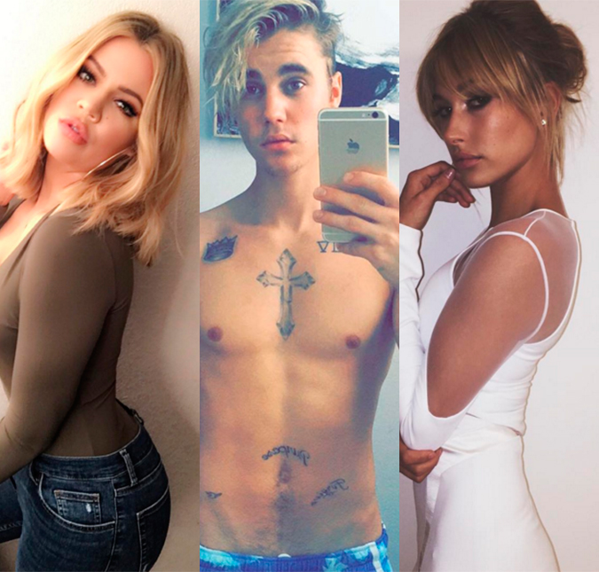 Khloé Kardashian ou Hailey Baldwin? Veja quem é dona do coração de Justin Bieber!