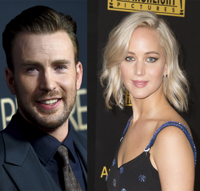 Jennifer Lawrence pode estar namorando com Chris Evans