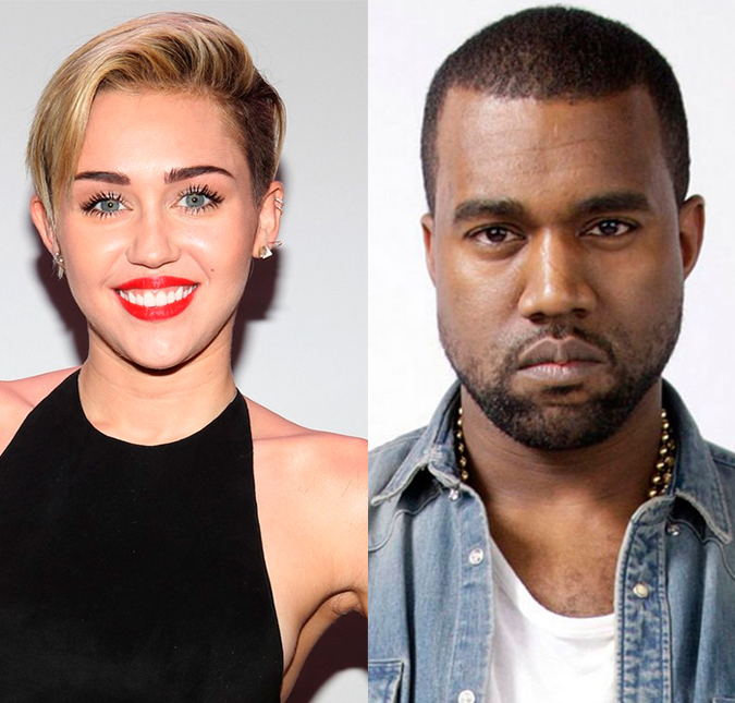 Kanye West faz parceria com Miley Cyrus depois da polêmica do <i>VMA</i>, entenda!