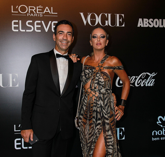 <i>Ele gosta quando eu estou Betty a Feia</i>, diz Ticiane Pinheiro sobre César Tralli