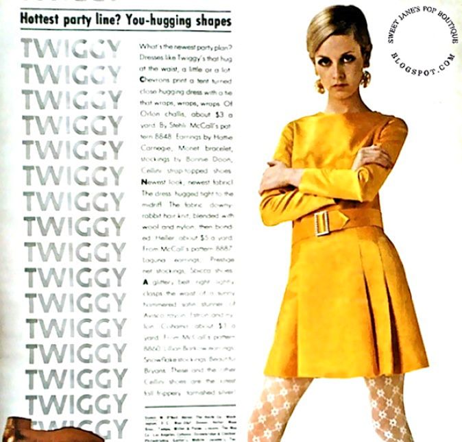 Twiggy foi uma das modelos mais famosas dos anos 1960 e fez história na moda com seu look mignon e andrógino. Sua altura? Apenas um metro e 72 centímetros, que só a ajudaram a seguir uma carreira de muito sucesso.