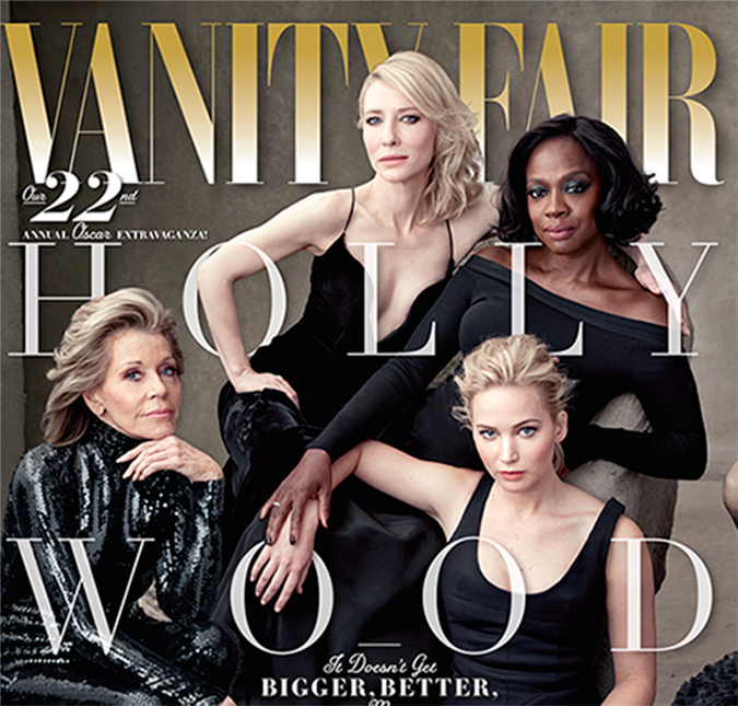 A revista <i>Vanity Fair</i> lança edição sobre <i>Hollywood 2016</i> e poder feminino reina