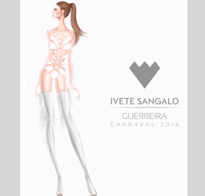 Ivete Sangalo está preparada para o Carnaval. Vem dar uma espiada na fantasia da cantora!