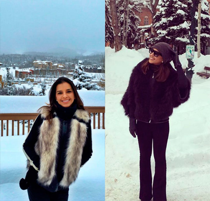Mariana Rios troca o <I>Carnaval</i> por uma aventura congelante!