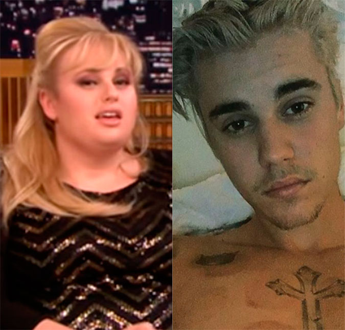 Rebel Wilson já está de olho em um par para o <I>Dia dos Namorados</i> e ele é Justin Bieber