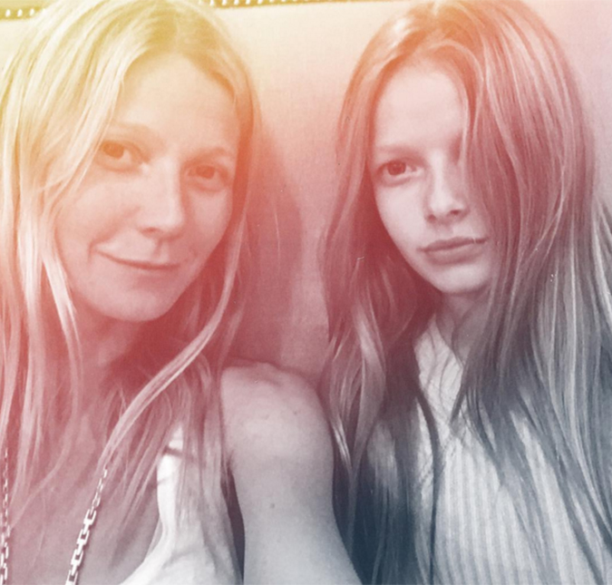 Gwyneth Paltrow mostra que Apple, sua filha com Chris Martin, cresceu