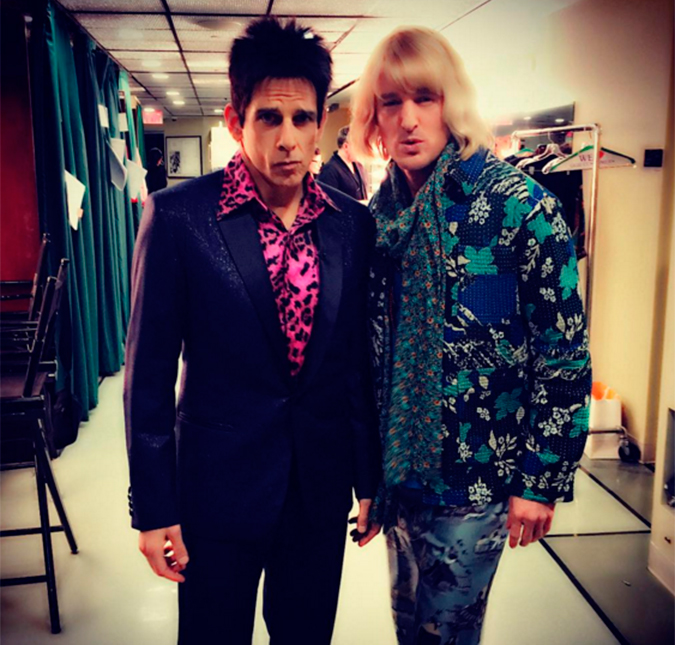 Astros de <i>Zoolander</i> falam sobre moda na política em <i>Saturday Night Live</i>