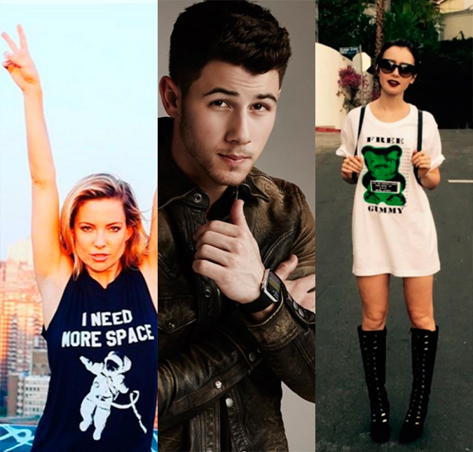 Disputado, Nick Jonas estaria entre Kate Hudson e Lilly Collins, entenda!