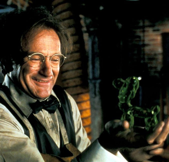 Flubber traz Robin vivendo um cientista maluco, o Philip Brainard que sempre se arrisca em experimentos mais malucos ainda. Mesmo que certas invenções não tenham dado certo - e ele seja a piada da universidade em que faz parte -, o personagem não desiste nunca, até o dia em que cria aquilo que viria a ser a coisa mais importante de sua carreira. Portanto, por mais louca que seja a sua ideia, não deixe ninguém subestimá-la e sempre vá atrás de seus sonhos e persista para realizá-los! Flubber traz Robin vivendo um cientista maluco, o Philip Brainard que sempre se arrisca em experimentos mais malucos ainda. Mesmo que certas invenções não tenham dado certo - e ele seja a piada da universidade em que faz parte -, o personagem não desiste nunca, até o dia em que cria aquilo que viria a ser a coisa mais importante de sua carreira. Portanto, por mais louca que seja a sua ideia, não deixe ninguém subestimá-la e sempre vá atrás de seus sonhos e persista para realizá-los!