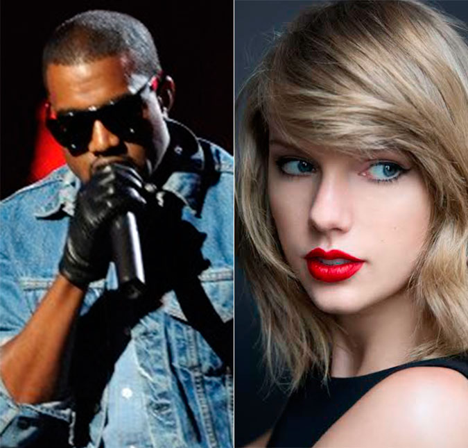 Kanye West fala sobre rixa com Taylor Swift: -<i> Se você gosta da minha música, escute-a!</i>