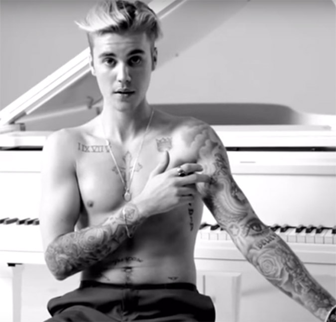 Justin Bieber revela ter tatuagem que supostamente seria o rosto de Selena Gomez