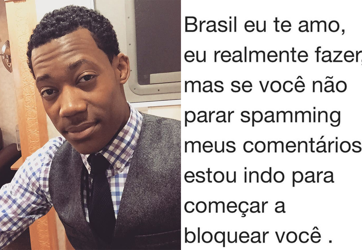 Ator de <i>Todo Mundo Odeia o Chris</i> ameaça bloquear fãs brasileiros em rede social