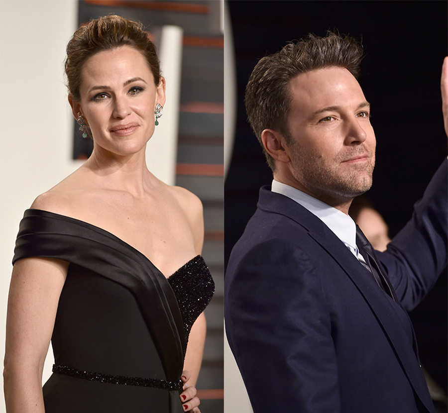 <I>Ex</I> e amigos! Jennifer Garner e Ben Affleck se encontram no <I>Oscar</i> e têm um momento agradável juntos