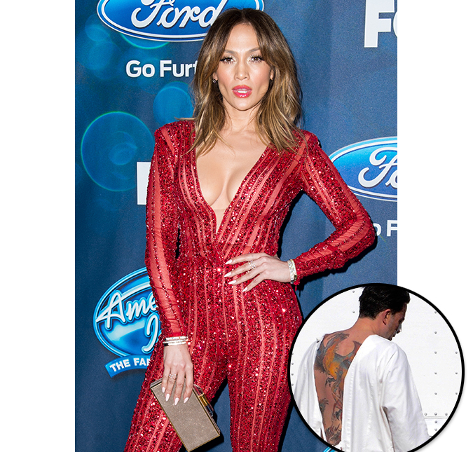 Jennifer Lopez opina sobre as tatuagens do <i>ex</i>-namorado, Ben Affleck