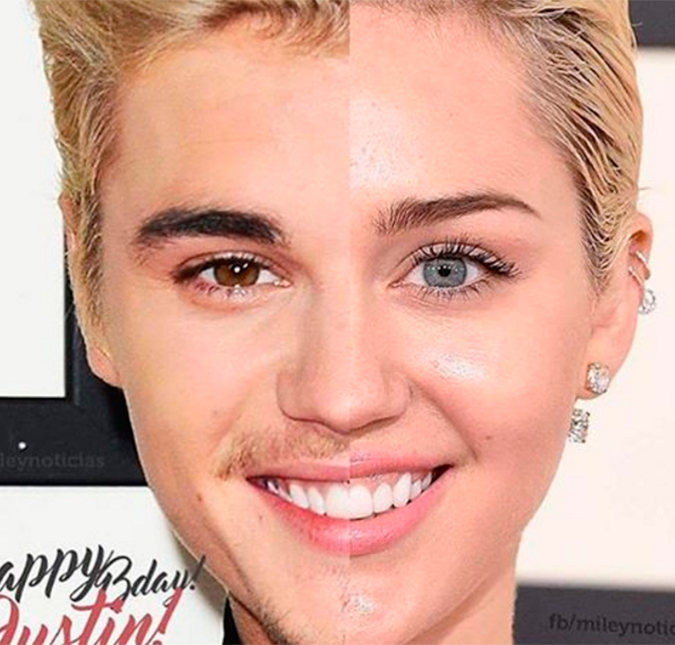Miley Cyrus deseja feliz aniversário a Justin Bieber de forma inusitada