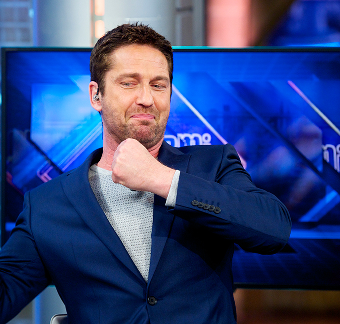 Gerard Butler dá um soco em entrevistador num programa ao vivo, entenda!