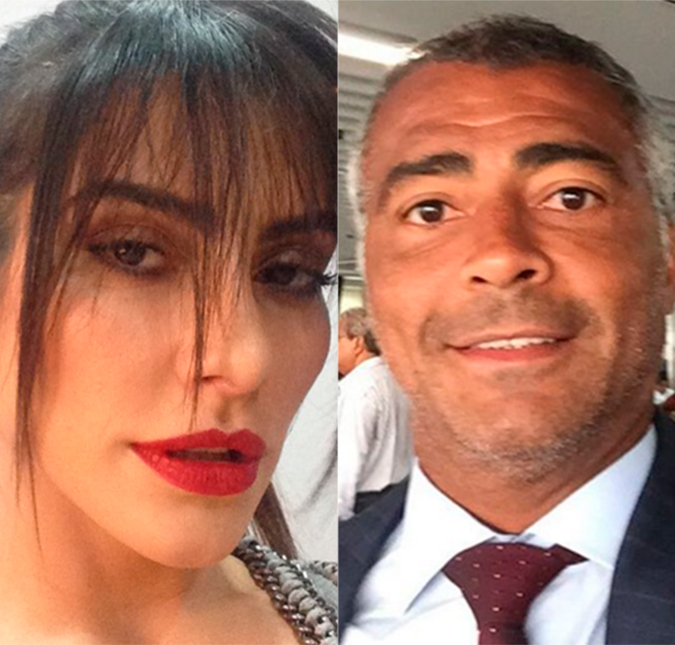 Cleo Pires diz que tinha uma queda por Romário e <I>ex</I>-jogador manda mensagem para a atriz: <i>No meu time ela é camisa 11</i>