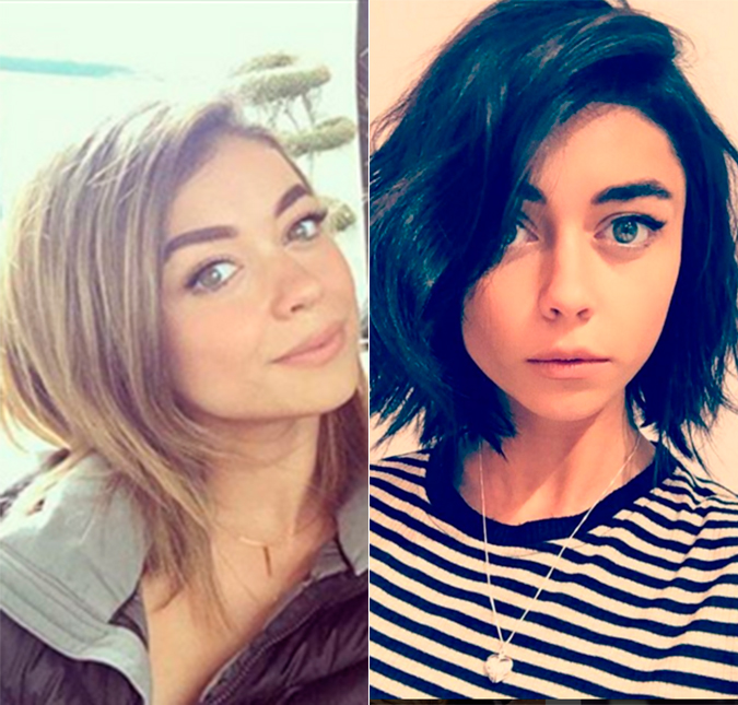 Atriz de <i>Moden Family</i>, Sarah Hyland muda a cor do cabelo!