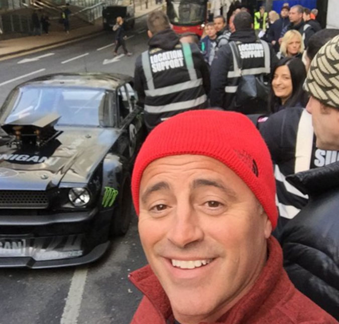 Matt LeBlanc <I>invade</i> casamento durante as filmagens de <i>Top Gear</i> em Londres