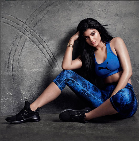 Kylie Jenner arrasa na sua nova campanha publicitária da <i>Puma</i>, veja a foto!