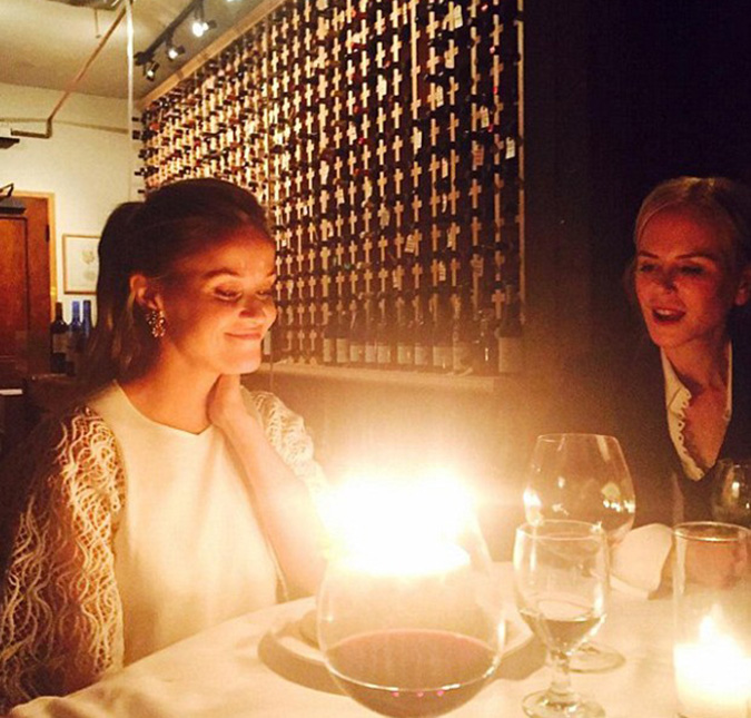 Reese Witherspoon comemora os 40 anos de idade ao lado de Nicole Kidman, veja!