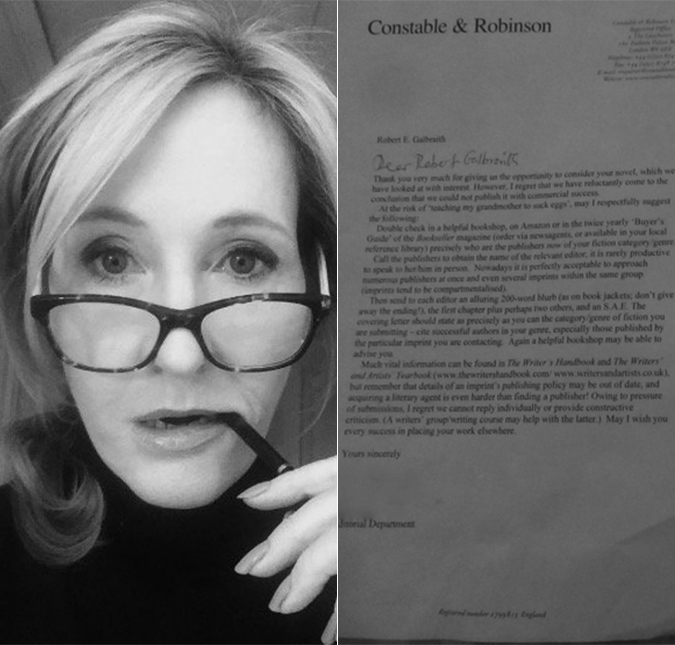 Autora de <i>Harry Potter</i>, J.K. Rowling compartilha cartas de rejeição de um de seus livros para inspirar seguidores