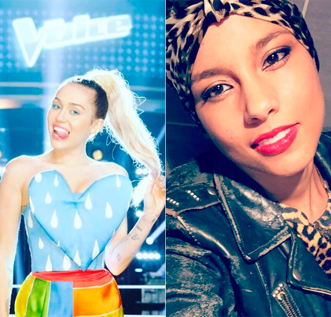 Miley Cyrus e Alicia Keys vão ser juradas do <i>The Voice</i>. Saiba mais!