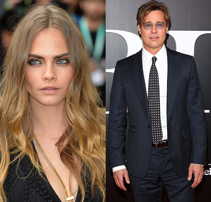 Brad Pitt tem grandes planos para Cara Delevingne, descubra aqui!