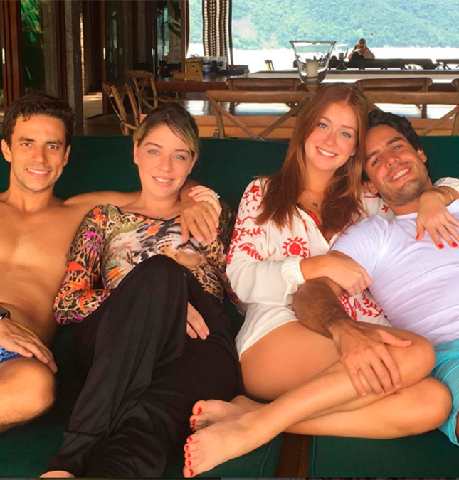 Encontro de casais! Marina Ruy Barbosa e Luma Costa curtem descanso com namorados