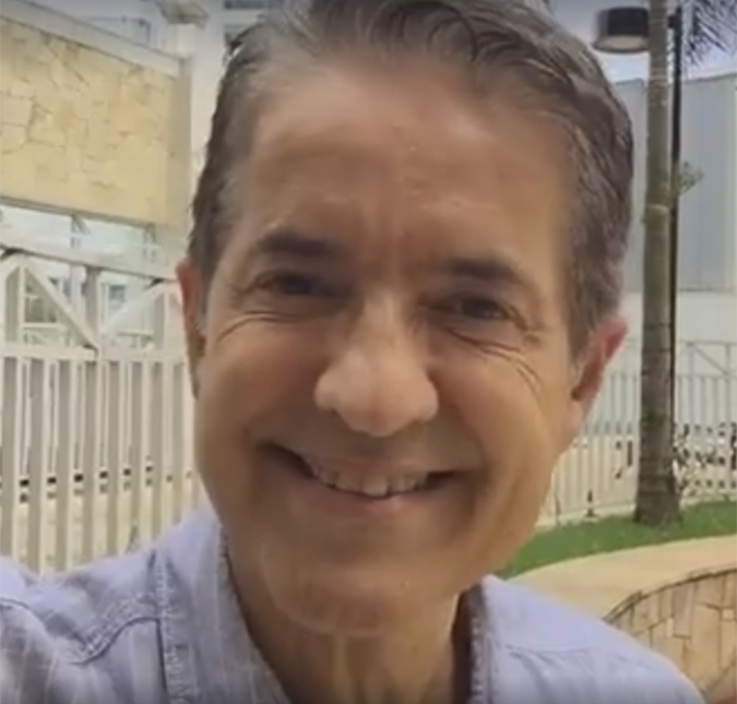 Afastado do <i>SP TV</i> por causa de uma cirurgia, Carlos Tramontina agradece as mensagens de apoio