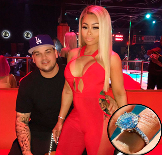 Saiba quanto custou o anel de noivado escolhido por Rob Kardashian para Blac China!