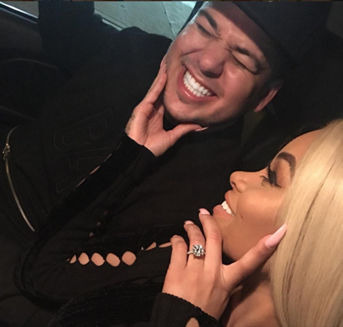 Rob Kardashian e Blac Chyna pretendem ter filhos logo, saiba mais!