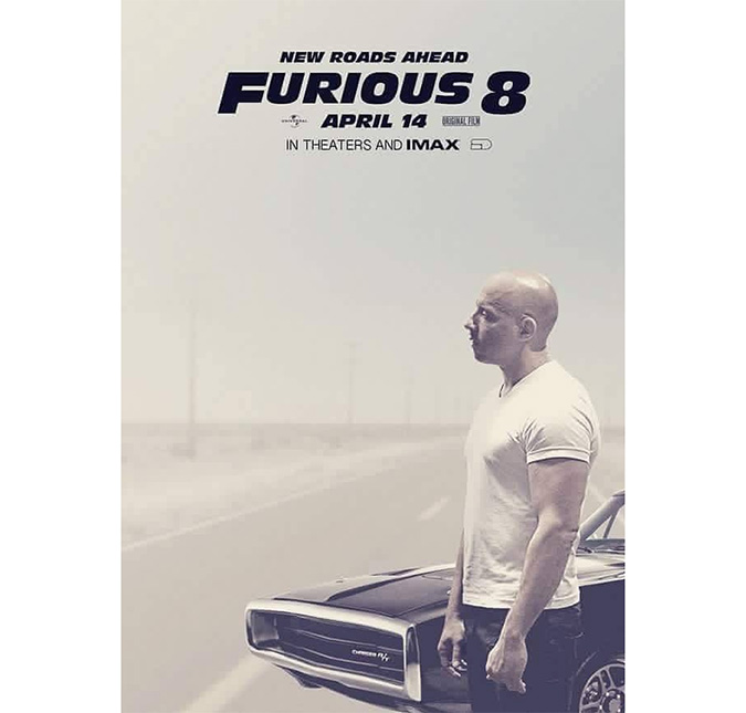 Vin Diesel revela primeiro cartaz de <i>Velozes e Furiosos 8</i> e deixa fãs com o coração apertadinho, entenda!