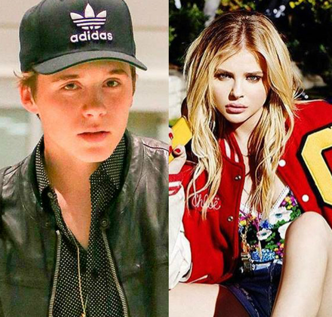 Brooklyn Beckham e Chloe Moretz são vistos juntos em clima de romance