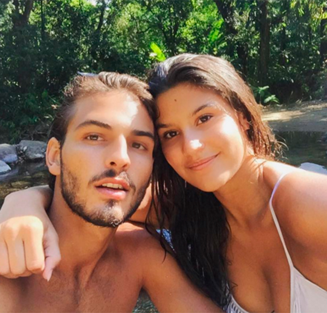 Giulia Costa e Brenno Leone posam agarradinhos na <i>web</i>, confira!