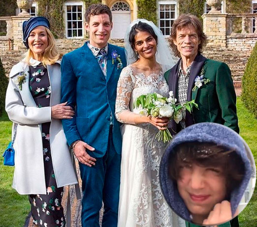 Lucas Jagger esteve no casamento do irmão, James Jagger