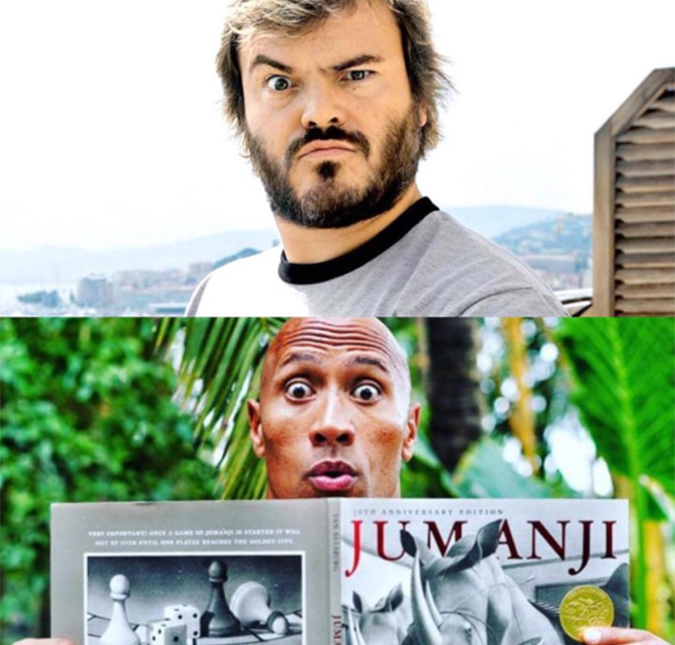 Jack Black está confirmado no <i>remake</i> de <I>Jumanji</I>!