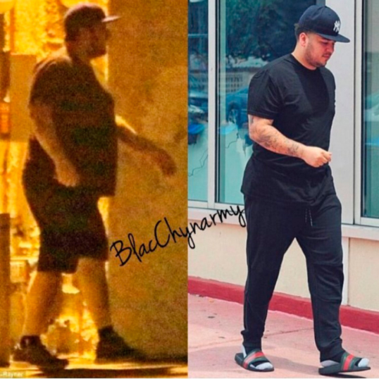 Rob Kardashian mostra um antes e depois que vai te surpreender!