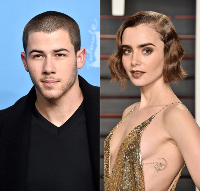 Nick Jonas esclarece rumores de que estaria namorando Lily Collins e diz que já flertou com Rihanna!