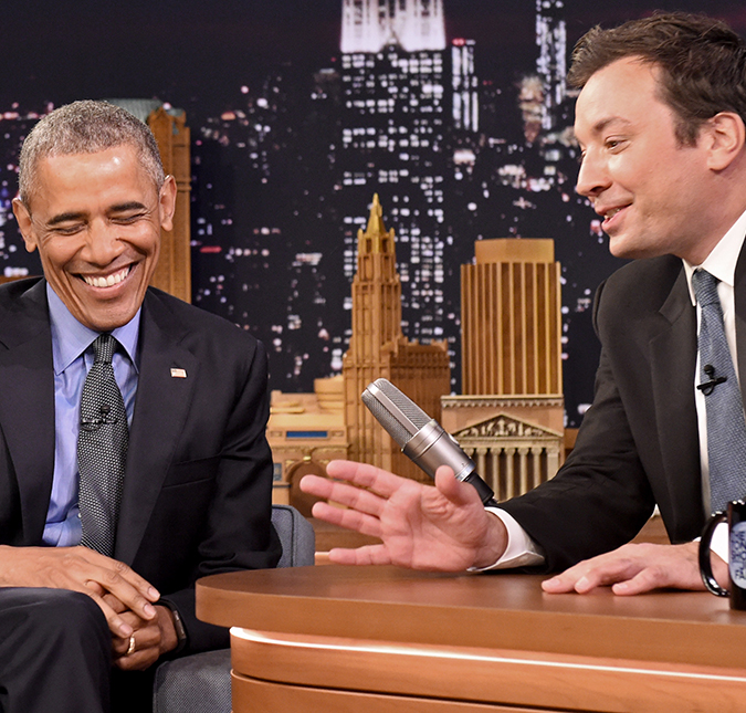 Presidente Obama canta <I>Work</I>, da Rihanna, em um quadro do programa de Jimmy Fallon, veja!