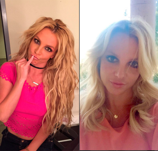 Britney Spears mostra novo visual!