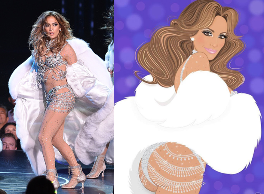 Jennifer Lopez compartilha na <i>web</i> desenho que ganhou de presente, vem ver!