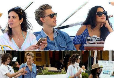 Encontro de poderosas! Luciana Gimenez e filho aparecem passeando com Vanessa Hudgens!